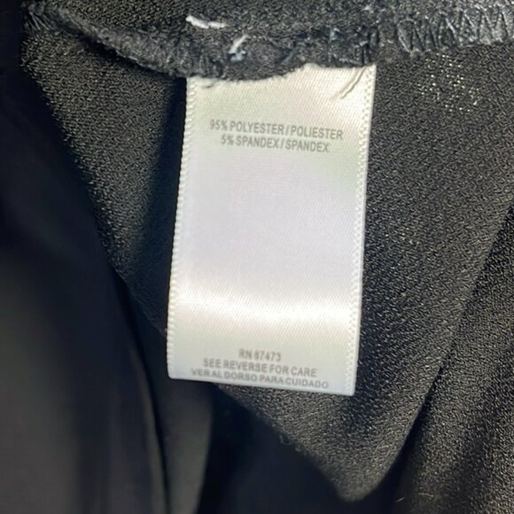 Gabby Skye Plus Size 20W Lil Black Dress Tiered Ruffle Sleeve Party Wedding Form - Picture 5 of 9